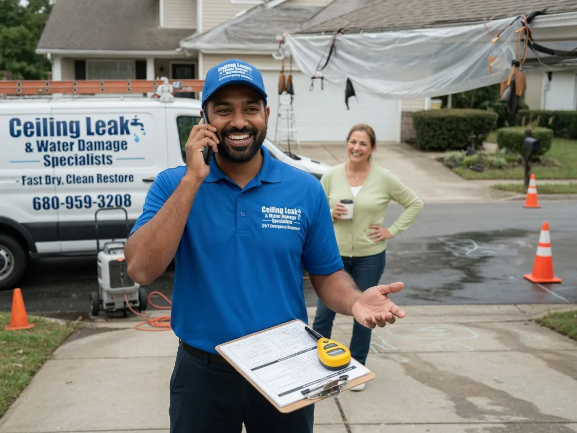 Ceiling Leak Cleanup Jenkinsburg, GA FAQs